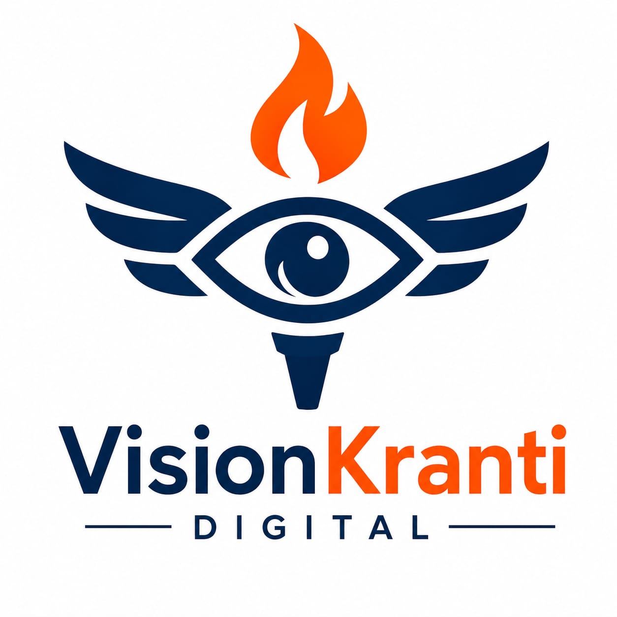 Vision  Kranti  Digital Logo